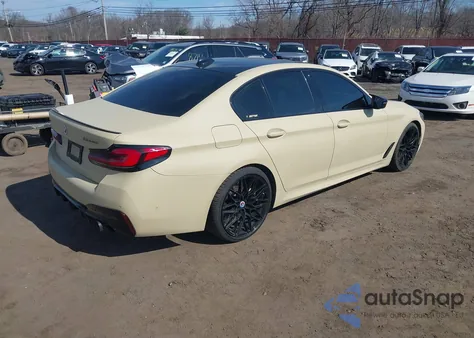 2021 BMW M550I xDrive from USA, damaged, VIN WBA13BK03MCH17551